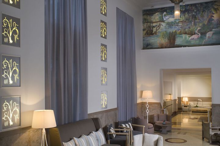 Lobby sitting area
