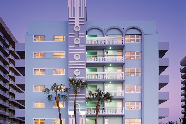 Front of property - evening/night