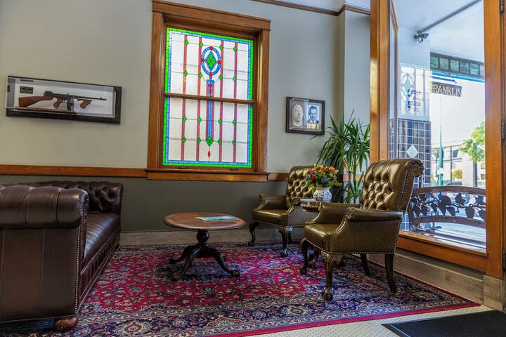 Lobby sitting area