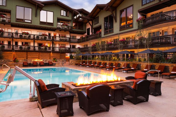 Swimming pool at Rustic Mountain View 2Bedroom Condo- Lodge at Vail by RedAwning