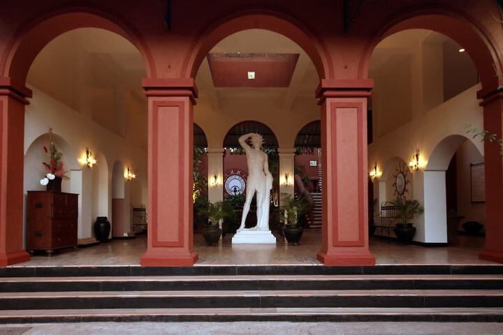 Interior entrance