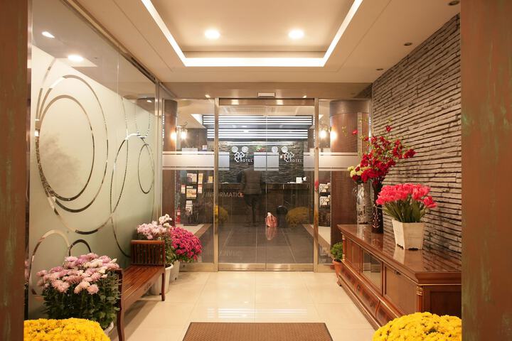 Interior entrance