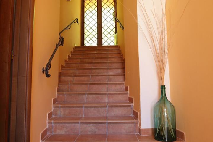 Interior entrance