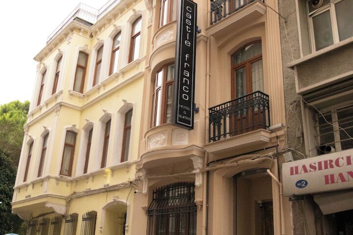 Exterior of Castle Franco Suites
