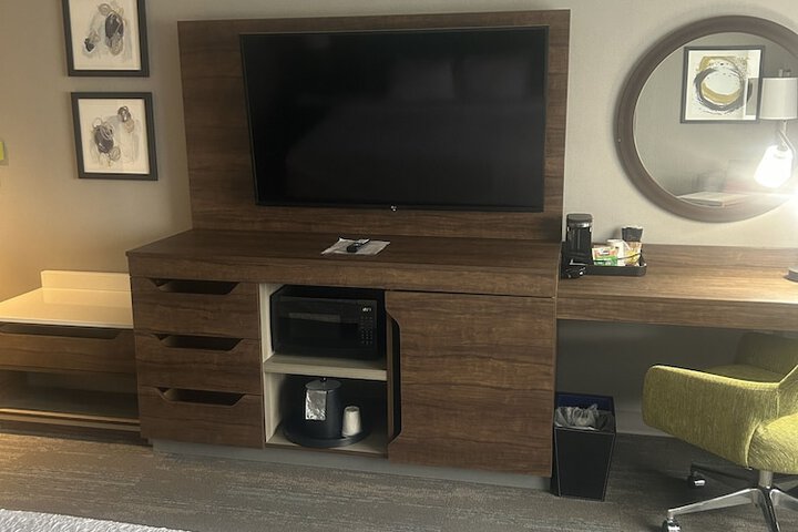 1 King with Sofa Bed Microwave, Refrigerator (17 of 37)
