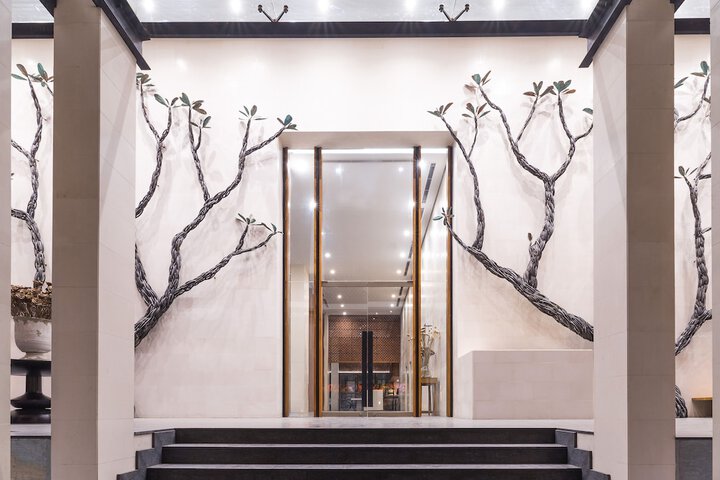 Interior entrance