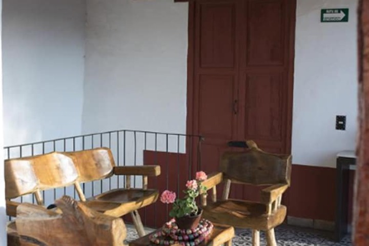 Interior entrance
