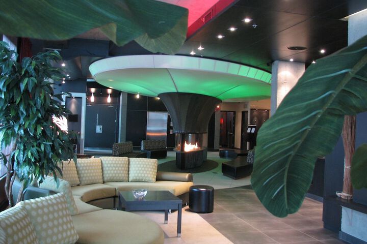 Interior entrance