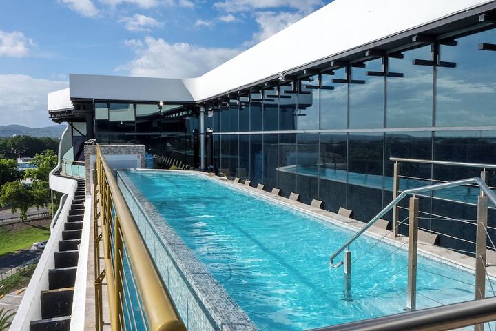 Rooftop pool