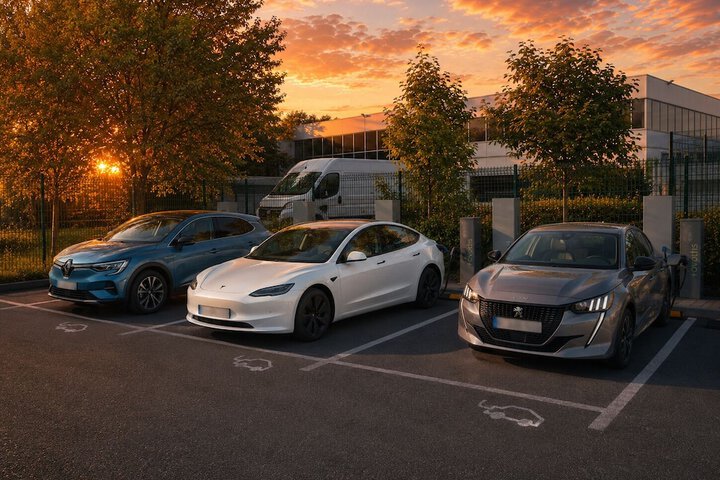 Electric vehicle charging station