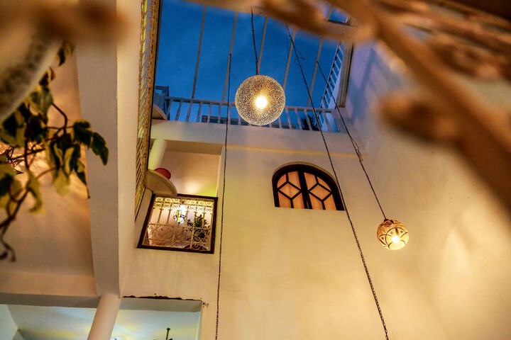 Interior entrance