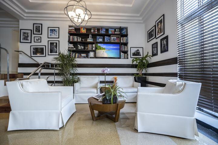 Lobby sitting area