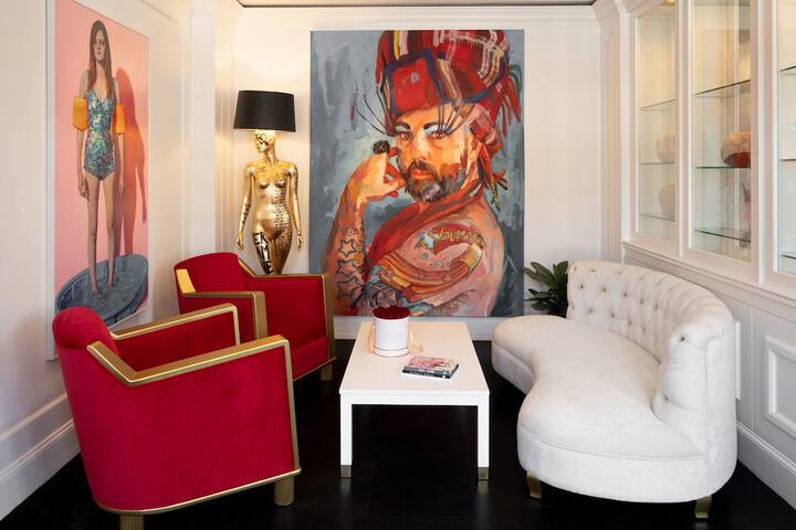 Lobby sitting area