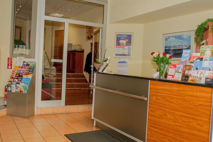 Interior entrance