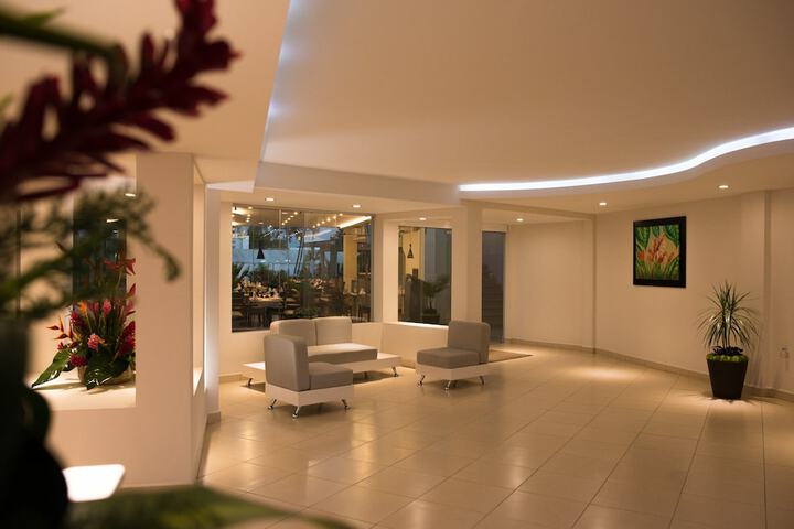 Interior entrance
