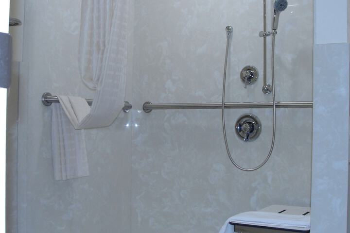 1 Queen Accessible Roll in Shower Desk Microwave, Refrigerator WiFi Continentalbreakfas (3 of 20)