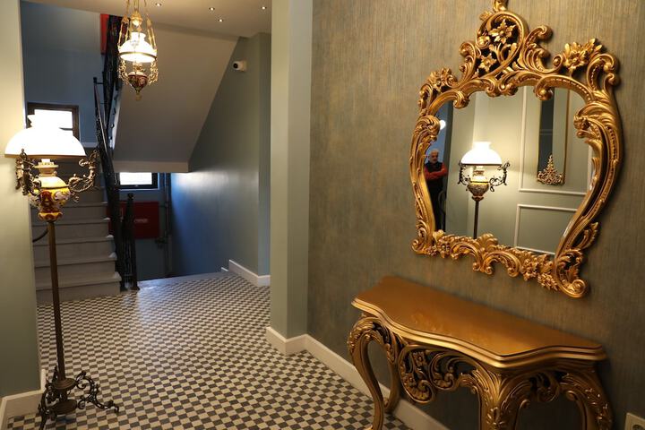 Interior entrance