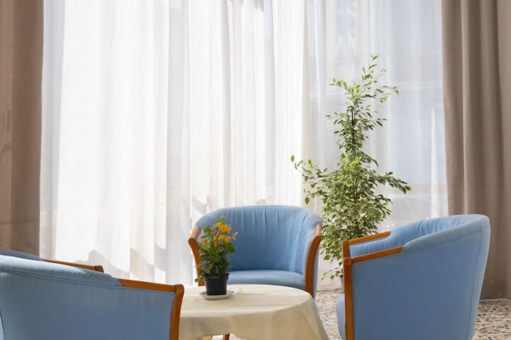 Lobby sitting area