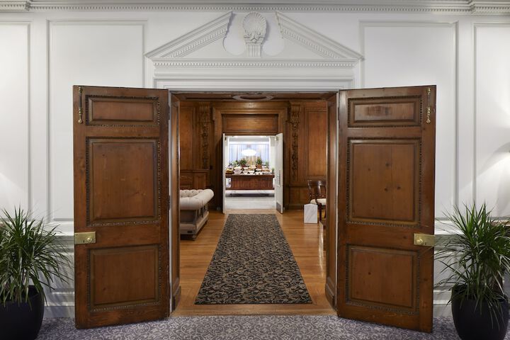 Interior entrance