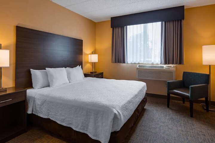 Accessible Suite Queen Bed Accessible Walk in Shower Sofa Bed Work Desk Microwave and Refrigerator Full Breakfast (13 of 30)
