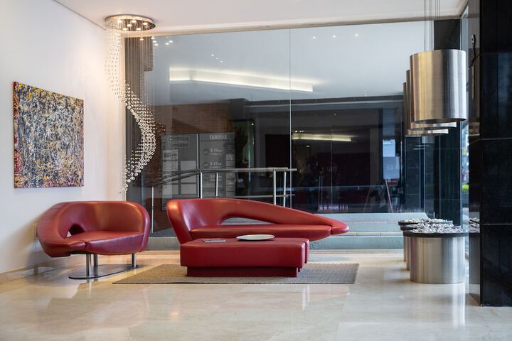 Interior entrance