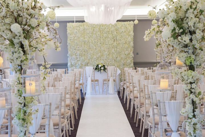 Indoor wedding