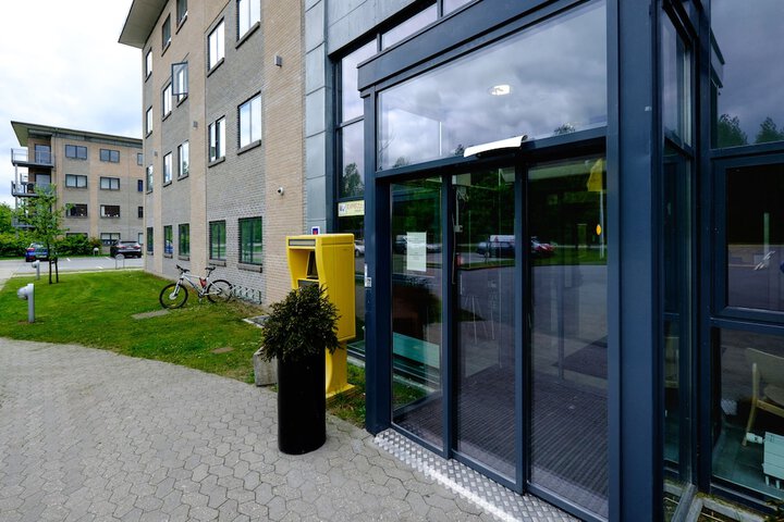 Interior entrance