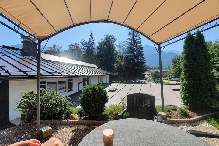 outside