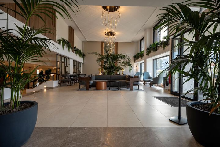 Interior entrance