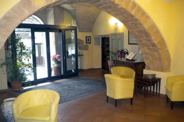 Interior entrance