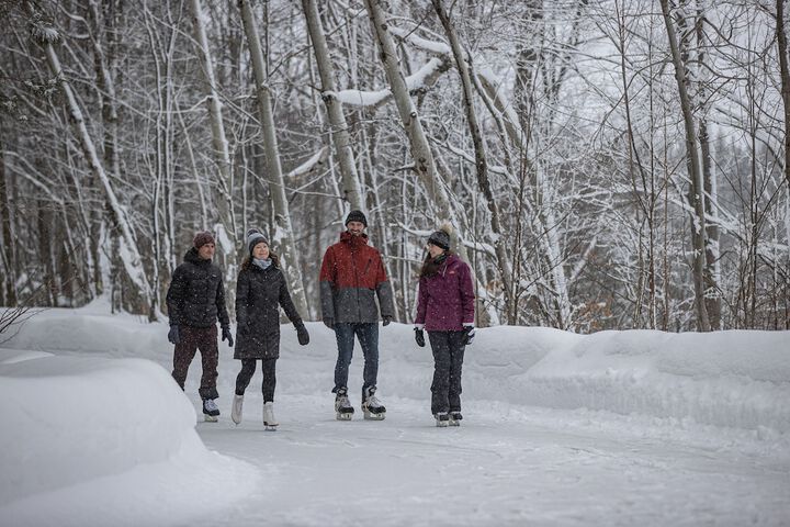 Ice skating