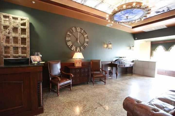 Lobby sitting area