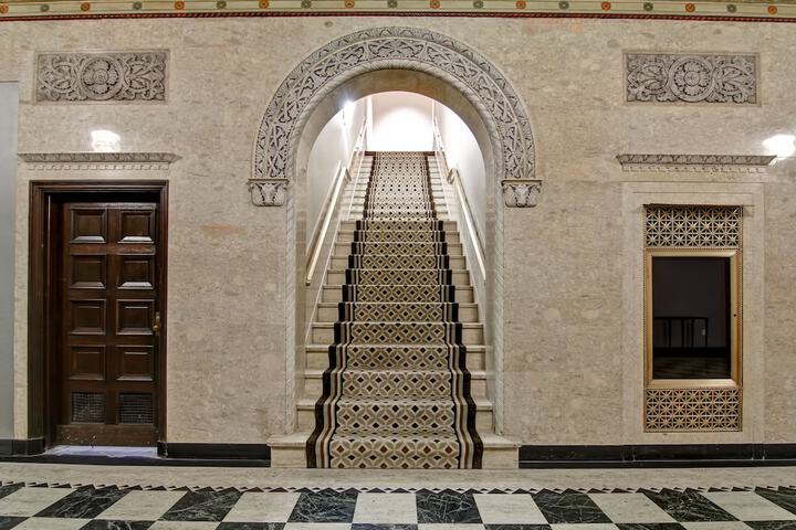 Interior entrance
