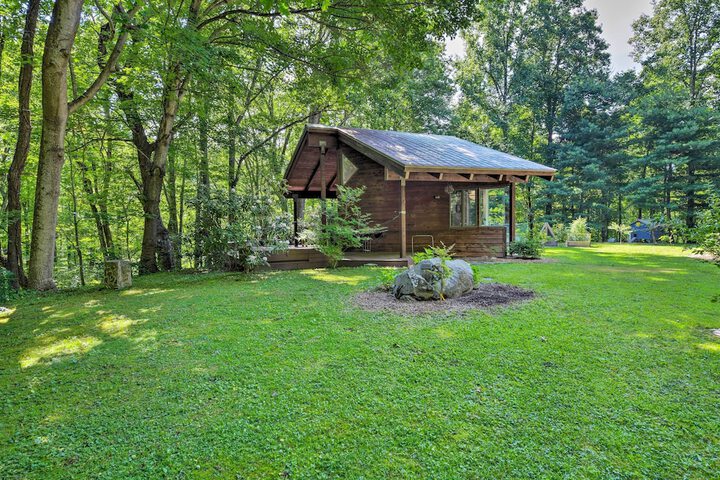 Tree-lined Robbinsville Studio Near Trails!