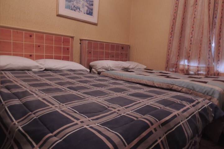 2 Double Beds Shared Bathroom (5 of 15)