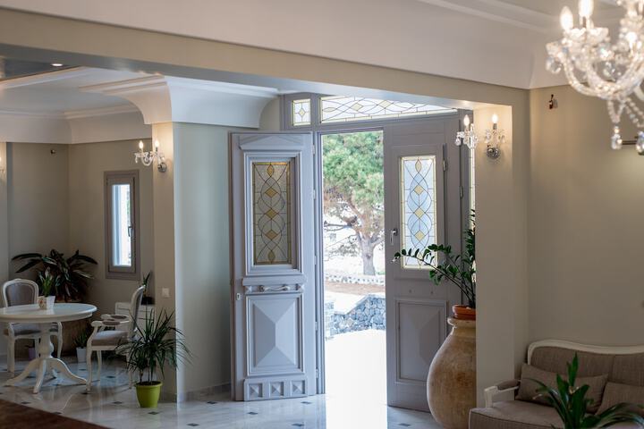 Interior entrance