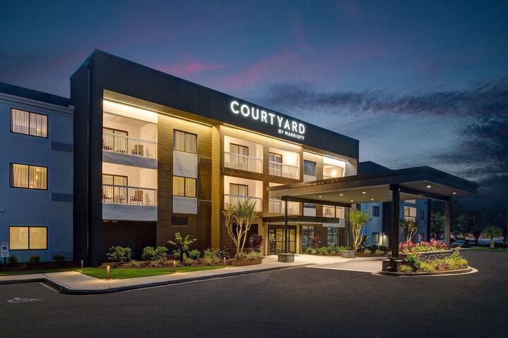 Front of property - evening/night