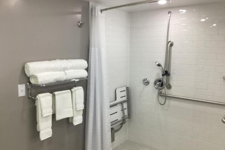 2 Double Beds Mobility Accessible Roll in Shower (3 of 11)
