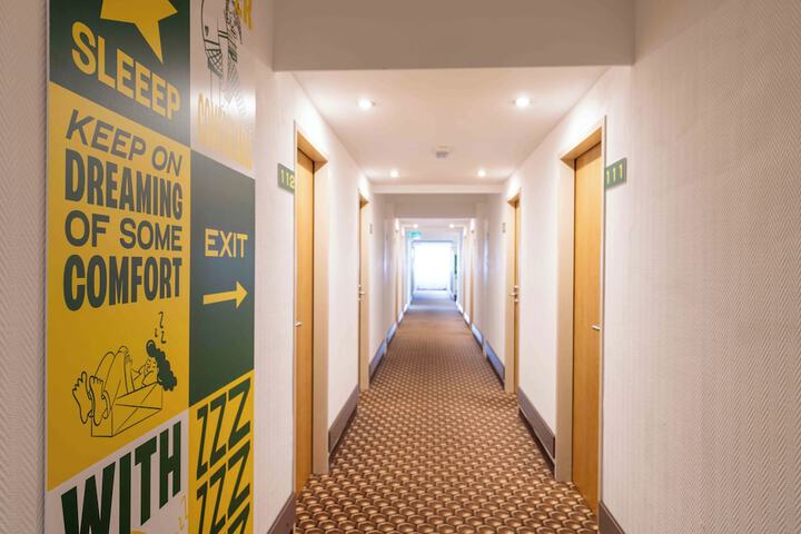 Interior entrance