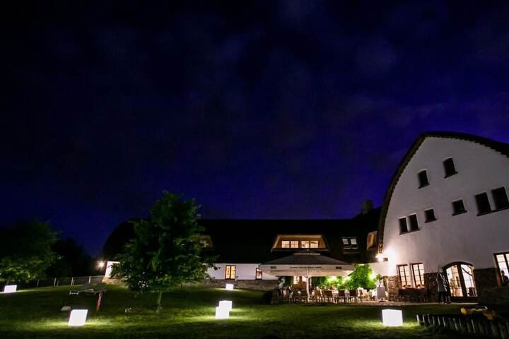 Front of property - evening/night