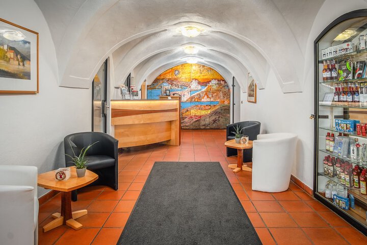 Interior entrance