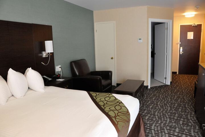 1 Queen Bed Tower Sofa Bed Work Desk Microwave and Refrigerator High Speed Internet Accessible Full Breakfast (13 of 26)