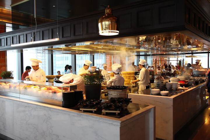 Breakfast area