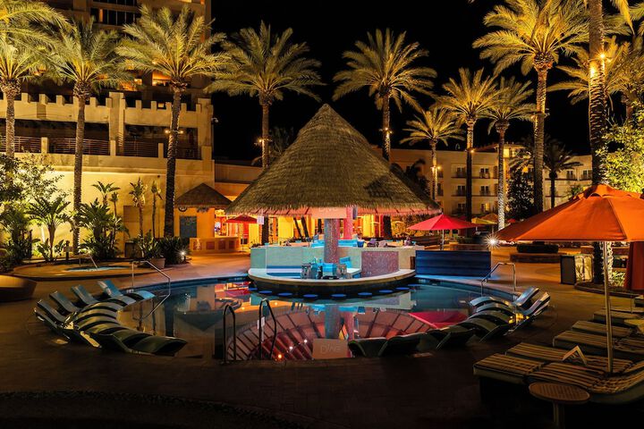 Swim-up bar