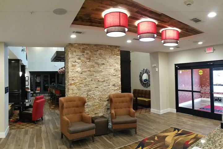 Interior entrance