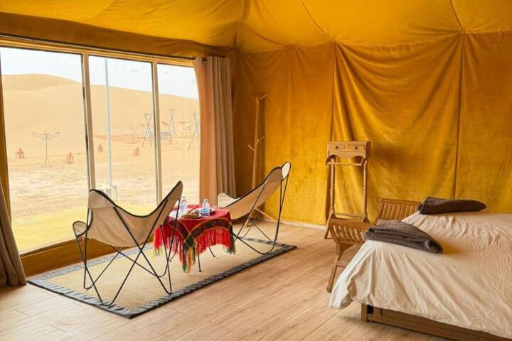 Exterior of Le Pacha Luxury Desert Camp - Mhamid Sahara Activities