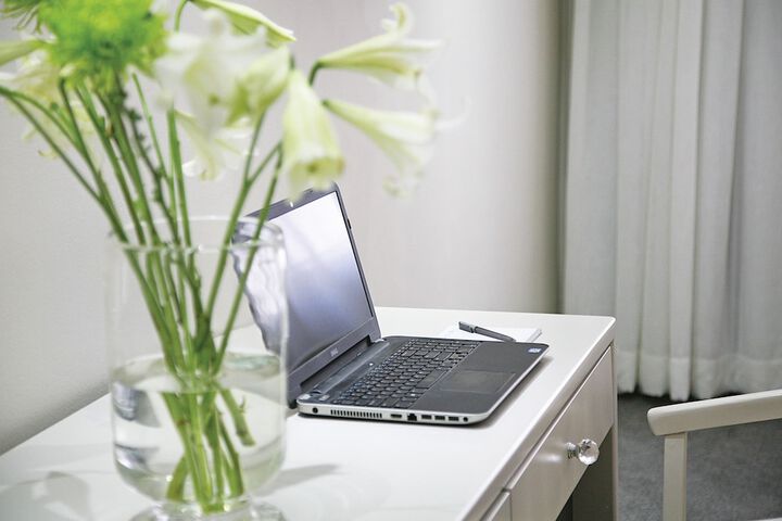 In-room business center
