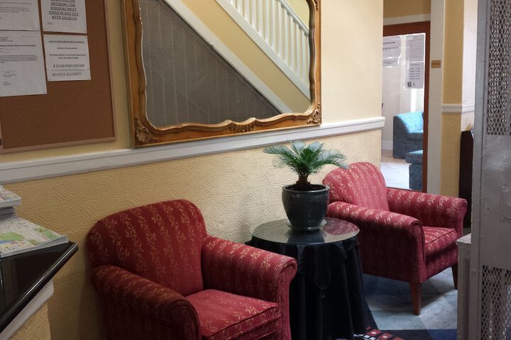 Lobby sitting area