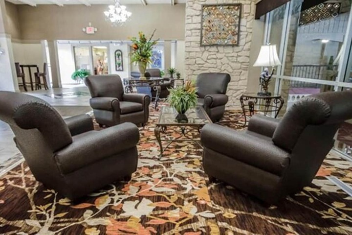 Lobby sitting area