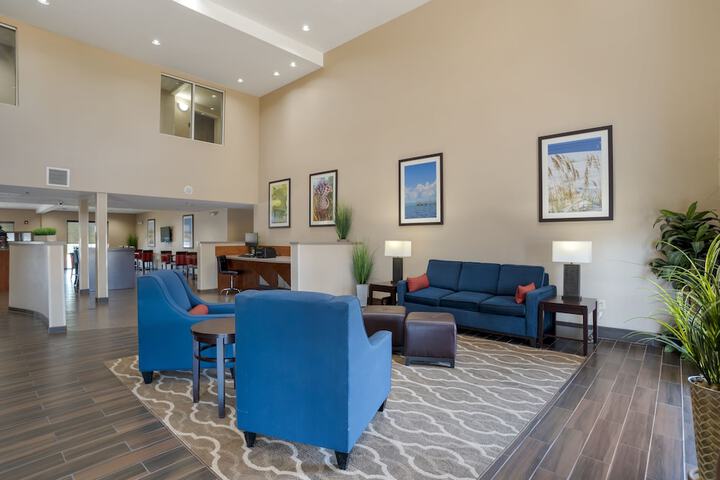 Lobby sitting area